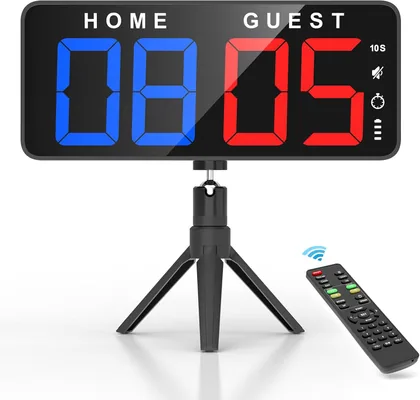 11″ LED Scoreboard & Game Clock, Black